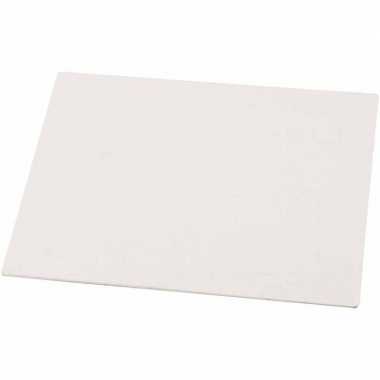 10x a4 canvas schilderijen maken dun doek/paneel 21 x 30 cm