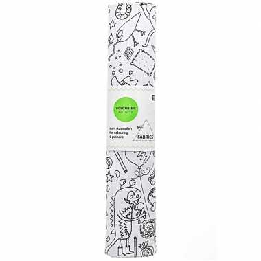 Textiel kleurplaat inkleuren voor kinderen