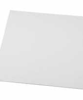10x canvas schilderijen maken dun doek paneel 30 x 30 cm