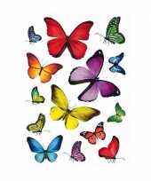 126x vlinder stickertjes voor kinderen