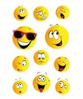 33x smiley stickertjes voor kinderen