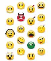 60x emoji stickertjes voor kinderen