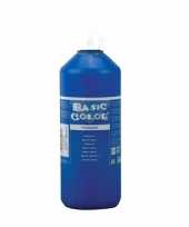 Blauwe schoolverf in tube 1000 ml