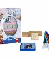Frozen knutsel stempel set 12 delig