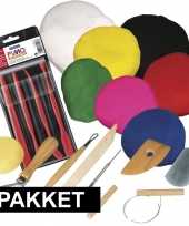 Klei hobby pakket groot inclusief gereedschap