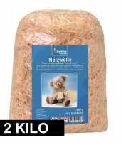 Naturel houtwol 2 kilo vulmateriaal