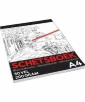 Professioneel schetsboek tekenboek a4 formaat