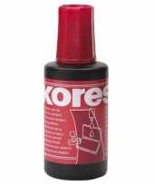 Rode stempelkussen inkt 27 ml