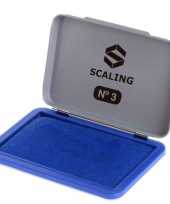 Stempelkussens blauw