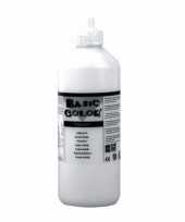 Witte schoolverf in tube 1000 ml